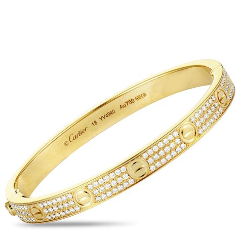 men's bangle cartier|cartier bracelet with diamonds.